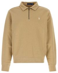 Polo Ralph Lauren - Half Zip Knit Sweatshirt - Lyst