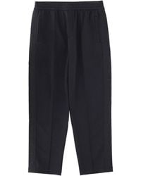 Emporio Armani - Pleat Detailed Straight Cut Pants - Lyst