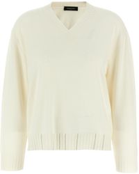 Fabiana Filippi - Jewel-Detail V-Neck Sweater - Lyst