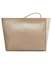 Marni - Colourblock Logo-Print Clutch - Lyst