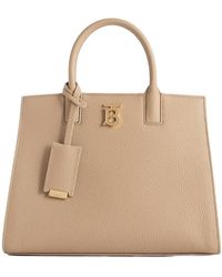 Burberry - Frances Tb Plaque Tote Bag - Lyst