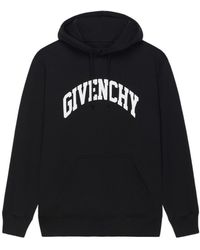 Givenchy - Logo Printed Drawstring Hoodie - Lyst