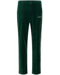 CASABLANCA - Velour Straight-Leg Track Pants - Lyst