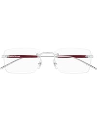 Montblanc - Eyewear Rectangular Frame Glasses - Lyst
