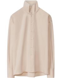 Fabiana Filippi - High-Necked Long-Sleeved Shirt - Lyst