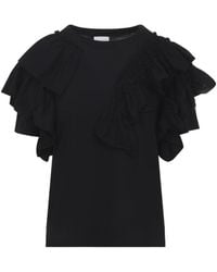 Dries Van Noten - Crewneck Ruffled T-Shirt - Lyst