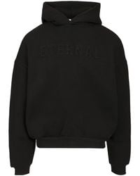 Fear Of God - Logo Embossed Hoodie - Lyst