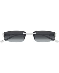 Balenciaga - Eyewear Rectangle Frame Sunglasses - Lyst