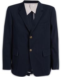 Thom Browne - Rwb-Stripe Tailored Blazer - Lyst