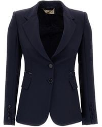 Elisabetta Franchi - Single-Breasted Tailored Blazer - Lyst