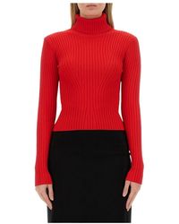 STAUD - Roll-Neck Knitted Jumper - Lyst