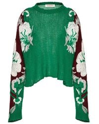 Valentino - Wool Embroidered Pullover - Lyst