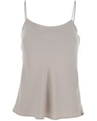Herno - Flared Tech Camisole Top - Lyst