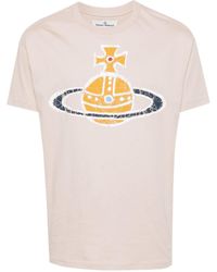 Vivienne Westwood - Orb Printed Crewneck T-Shirt - Lyst