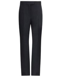 Rochas - Straight-Leg Pleat-Detail Tailored Trousers - Lyst