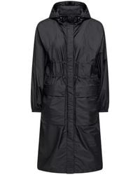 Moncler - Drawstring Hooded Long Jacket - Lyst