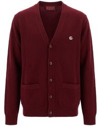 Gucci - Button-Up Knit Cardigan - Lyst