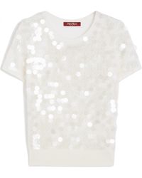 Max Mara - Studio Saio Sequin Embellished Jumper - Lyst