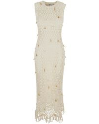 Jonathan Simkhai - Coralia Knit Charmed Embellished Knitted Dress - Lyst