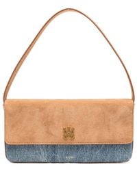 Amiri - Ma Millie Suede-Panelled Shoulder Bag - Lyst