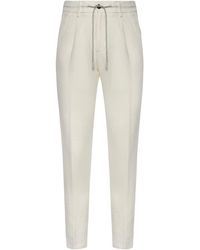 Eleventy - Drawstring Tapered Pants - Lyst