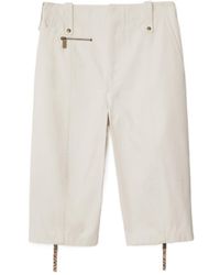 Burberry - Capri Zip-Hem Bermuda Shorts - Lyst