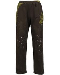 Doublet - Moss Grown Embroidered Sweatpants - Lyst