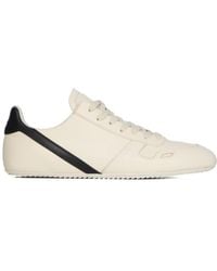 Rick Owens - Minimal Sneak Leather Panel Sneakers - Lyst