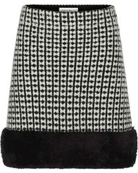 Nina Ricci - Jacquard Mini Skirt - Lyst