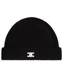 Celine - Triomphe Beanie - Lyst