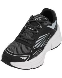 EA7 - Round-Toe Sneakers - Lyst