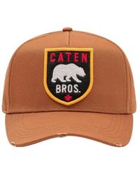 DSquared² - Logo-Patch Distressed Baseball Cap - Lyst