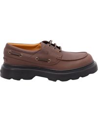 Tod's - Round Toe Lace-Up Shoes - Lyst