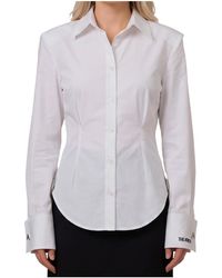 The Attico - The Button-Up Poplin Shirt - Lyst