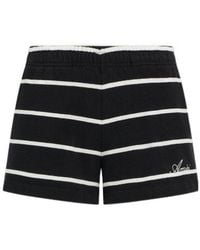 Amiri - Striped Logo Shorts - Lyst