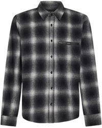 Amiri - Logo-Patch Check-Print Shirt - Lyst