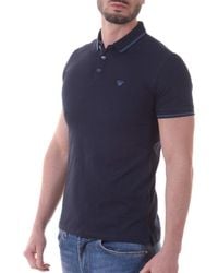 Armani Jeans - Logo Slim Polo Shirt - Lyst