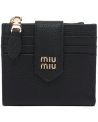 Miu Miu - Small Leather Wallet - Lyst