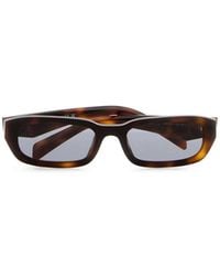 Prada - Eyewear Rectangular Frame Sunglasses - Lyst