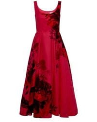 Erdem - Floral Cotton Faille Maxi Dress - Lyst