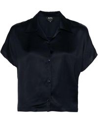 A.P.C. - Miley Short-Sleeve Shirt - Lyst