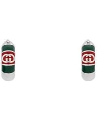 Gucci - Earrings With Web Detail - Lyst