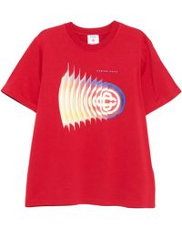 CASABLANCA - Shockwave Cotton T-Shirt - Lyst