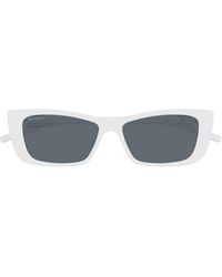 Gucci - Eyewear Rectangular Logo-Detail Sunglasses - Lyst