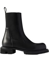 Rick Owens - Beatle Gabe Leather Ankle Boots - Lyst