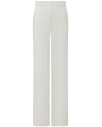 Max Mara - Tailored Flat Front Pants - Lyst