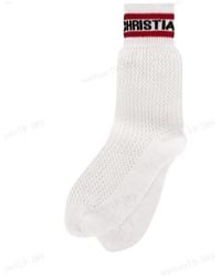Dior - Logo Socks - Lyst