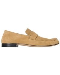 The Row - Soft Moccasin In Suede - Lyst