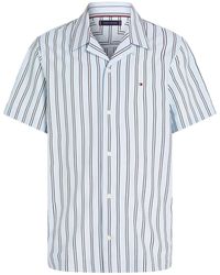 Tommy Hilfiger - Verticalstripe Campcollar Shortsleeve Shirt - Lyst