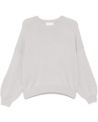 Lisa Yang - Crew-Neck Balloon-Sleeve Sweater - Lyst